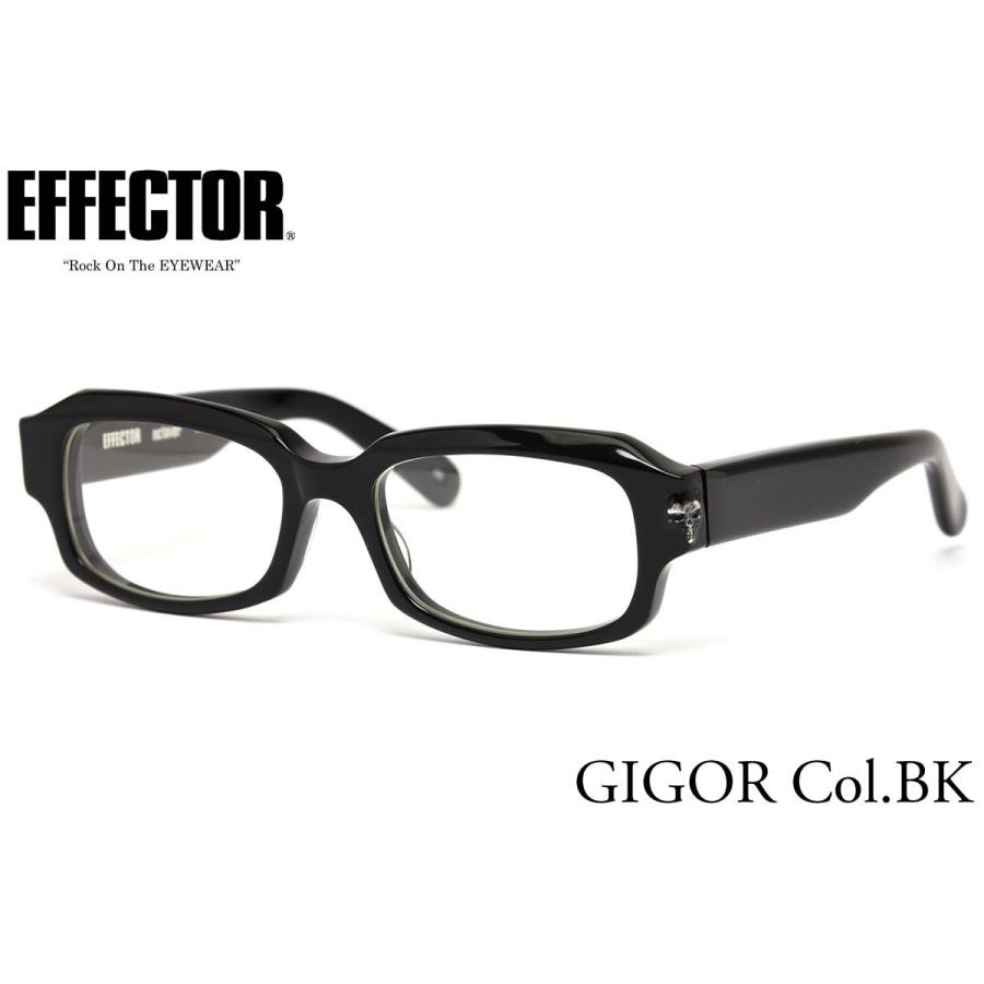 EFFECTOR × GIGOR エフェクター メガネ I BK 55サイズ ジゴロウ EFFECTOR × GIGOR エフェクター メガネ I BK 55サイズ ジゴロウ