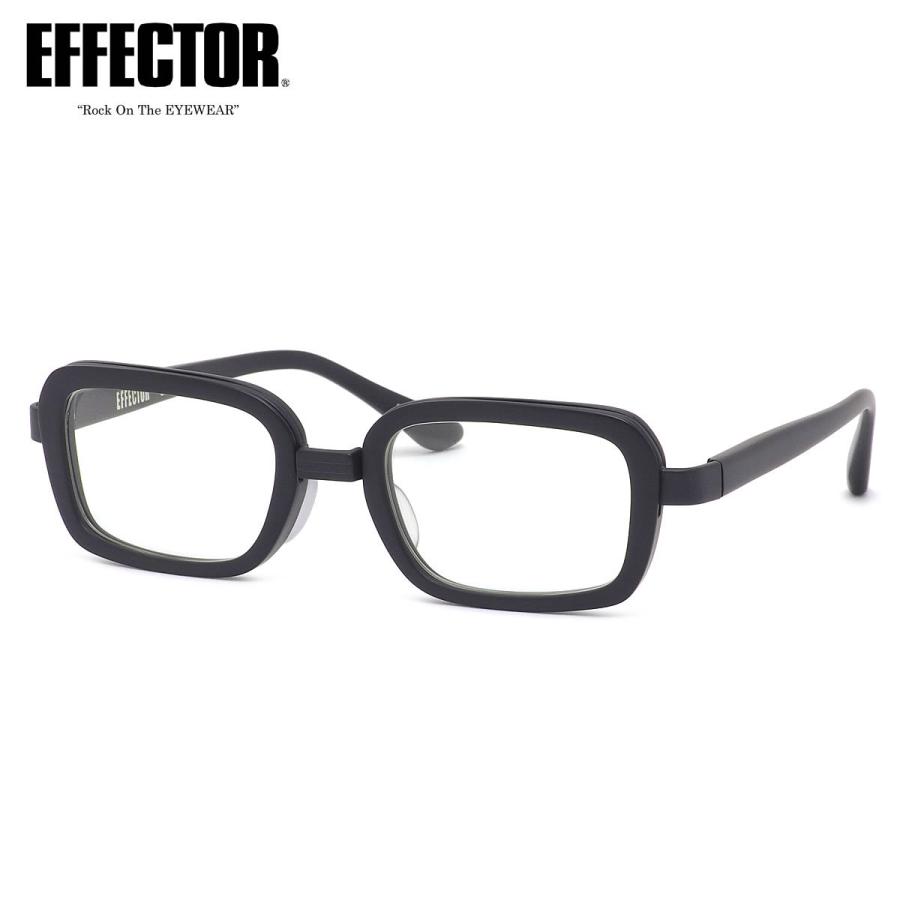 エフェクター メガネ 伊達メガネレンズ付 GM7 BKM 50 EFFECTOR ジー 