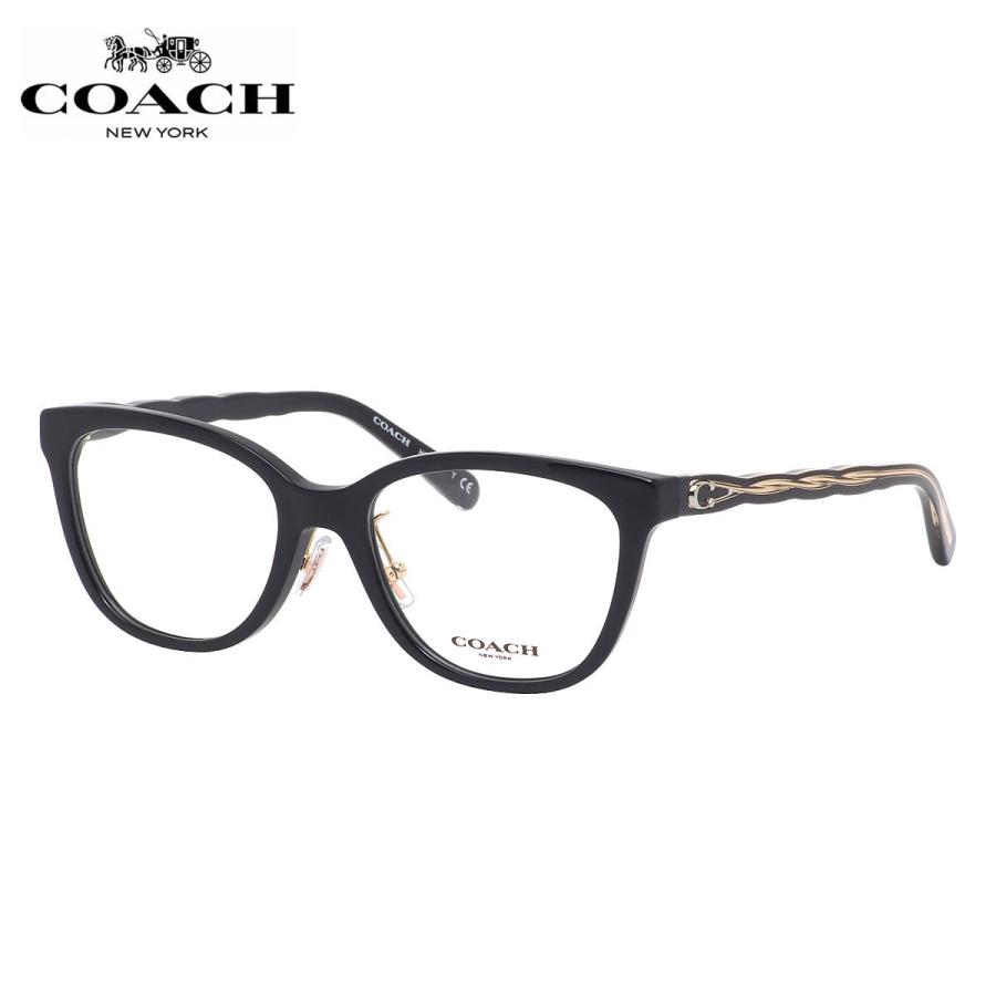 COACH（コーチ） HC6186F 5002 53 メガネ 黒縁 くろぶち フォックス