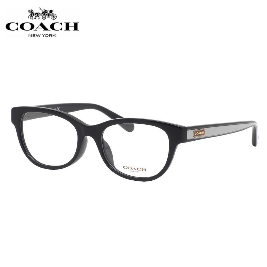 COACH 黒縁メガネ (度あり) COACH（コーチ） HC6187F 5002 53 メガネ 黒縁 くろぶち メンズ