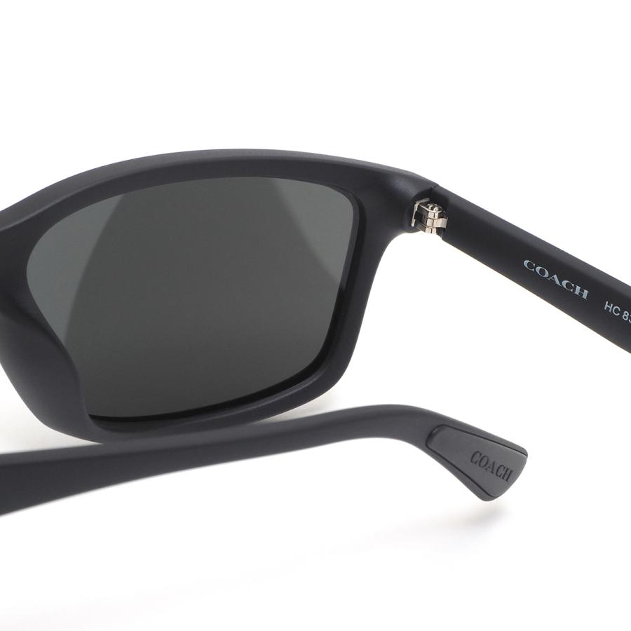 COACHブラック サングラス COACH コーチ HC8311U 563625 58 サングラス ミラーレンズ