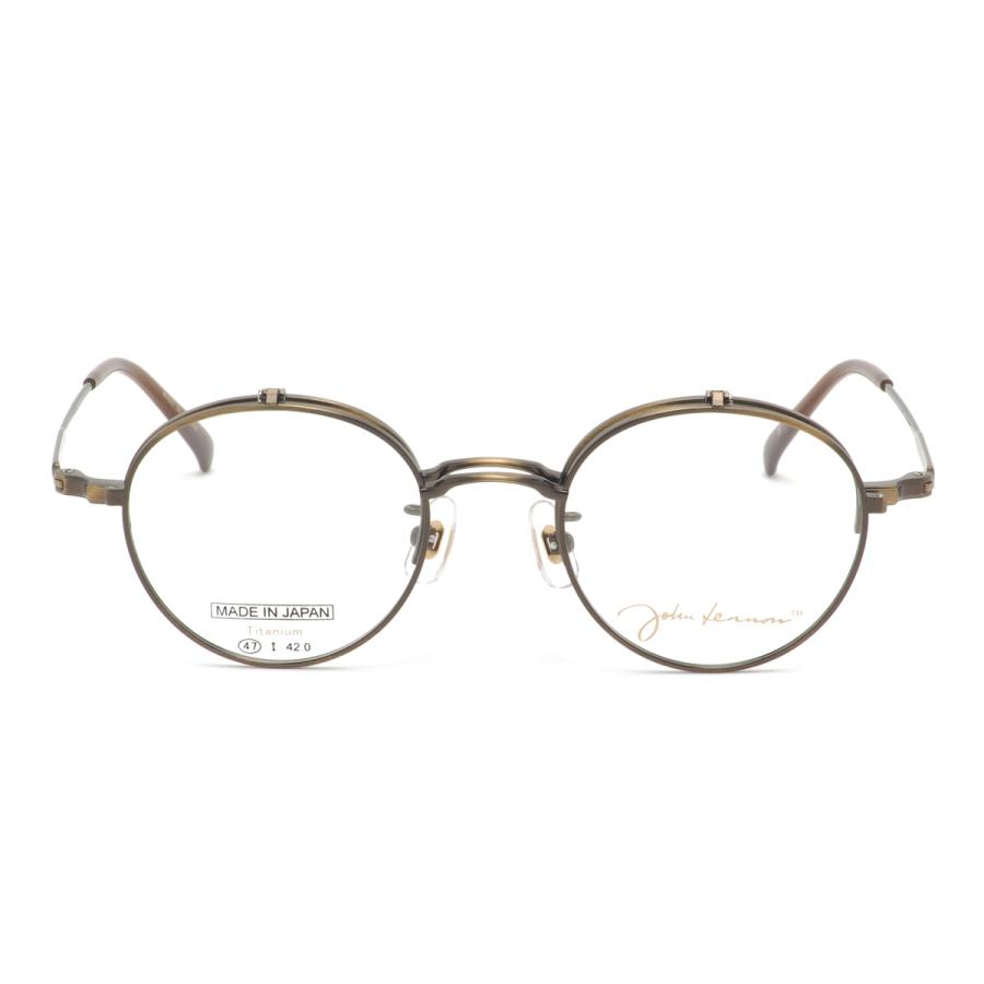 ジョンレノン JL-1106 3 47 メガネ John Lennon 跳ね上げ式 単式 複式