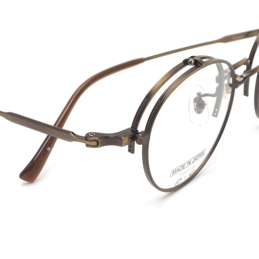 ジョンレノン JL-1106 3 47 メガネ John Lennon 跳ね上げ式 単式 複式