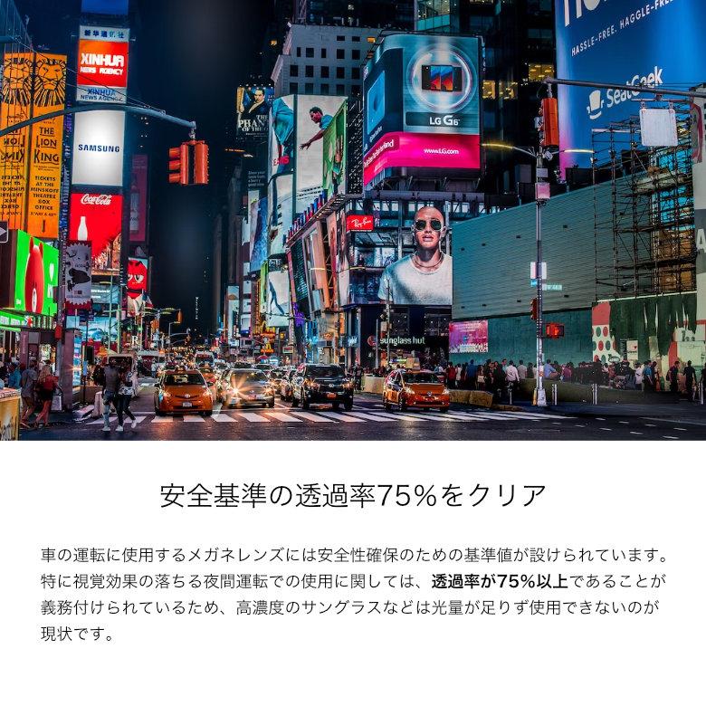 コダック ネオコントラスト度数付き 1.67DF内面非球面 UV+420 夜間運転 ナイトドライブ UVカット HEVカット シーコントラスト NEOCONTRAST_6