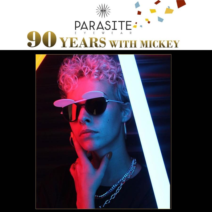 Parasite パラサイト サングラス Mickey Mask サイズ ミッキー90周年記念モデル ディズニー ミッキーマウス レア 3本セット コレクターボックス Ypt Or Id