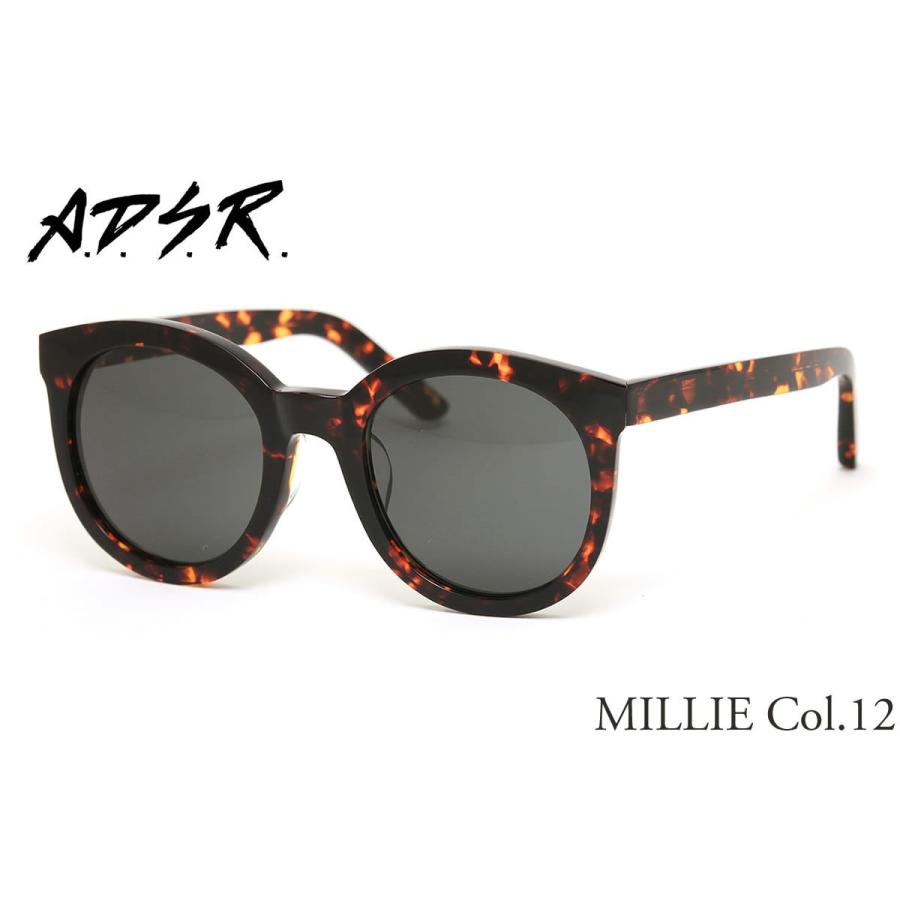 高品質の人気 A D S R 正規品販売店 日本全国送料無料 即日発送可 A D S R サングラス Adsr Millie 12 51サイズ ミリー 丸型 べっ甲 エーディーエスアール 度付き対応 財布 帽子 ファッション小物 Thunda2 Com Au