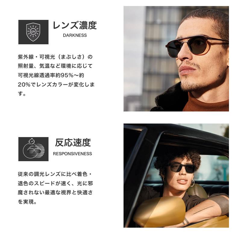 ニコン ライト3-BAS 1.60内面非球面 調光偏光レンズ NL3-BAS XTPG NIKON LITE3-BAS トランジションズエクストラアクティブポラライズド 度付き_5