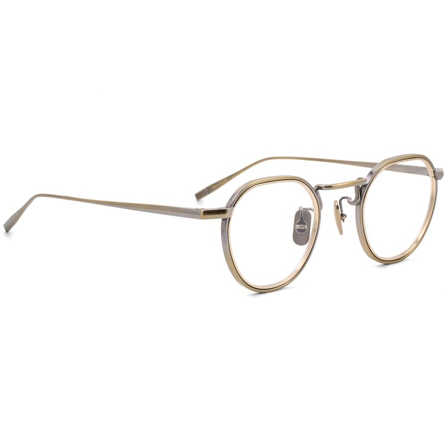 オージー・バイ・オリバー・ゴールドスミス メガネ NOUN X-3 A.GOLD 44 OG×OLIVER GOLDSMITHの画像