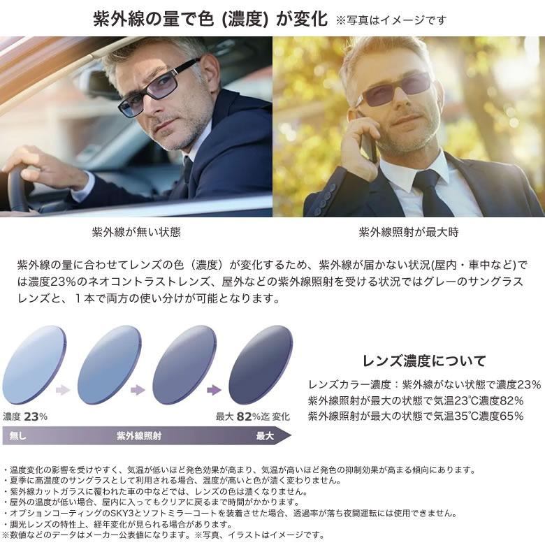 オークリー OX8137A ネオアートグレー 調光 サングラス  色が変わる ネオコントラストがグレーに変化 夜間運転OK OAKLEYの画像