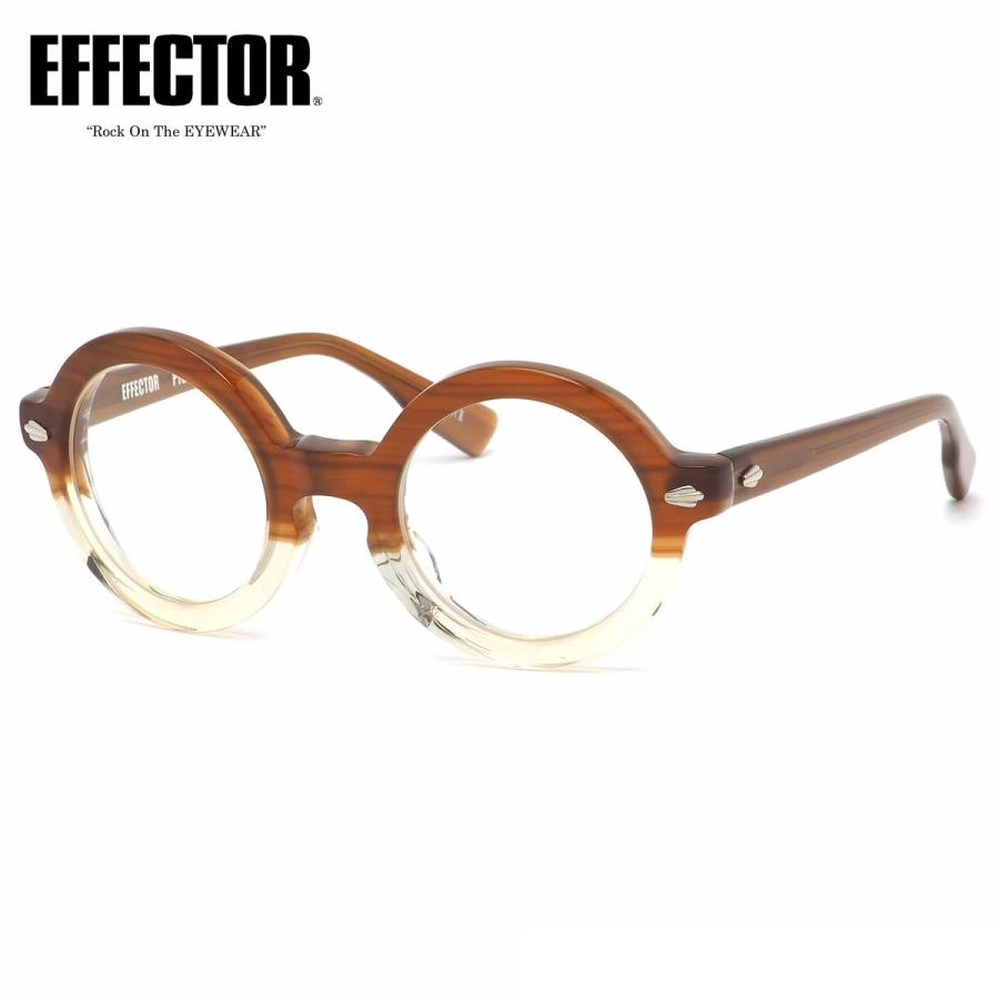 EFFECTOR エフェクター メガネ 紫外線カットレンズセット PICK BR2 45