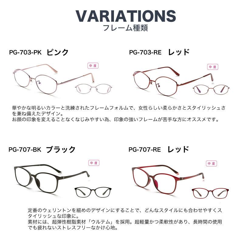 新品PINT GLASSES PG-703-PKブルーライトカットメガネIT81 新品PINT GLASSES PG-703-PKブルーライトカットメガネIT81