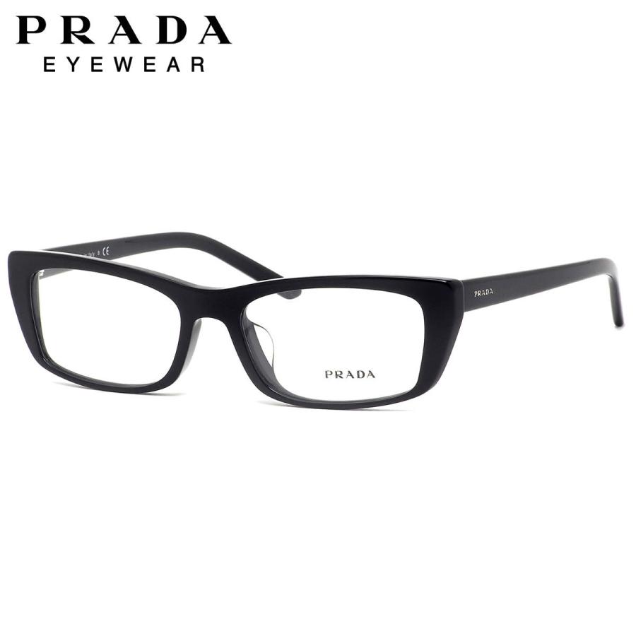 プラダ メガネフレーム Pr10xvf 1ab1o1 54サイズ Prada 黒縁 くろぶち フルフィット アジアンフィット Made In Italy イタリア製 Pr10xvf 1ab1o1 メガネ サングラスのthats 通販 Yahoo ショッピング