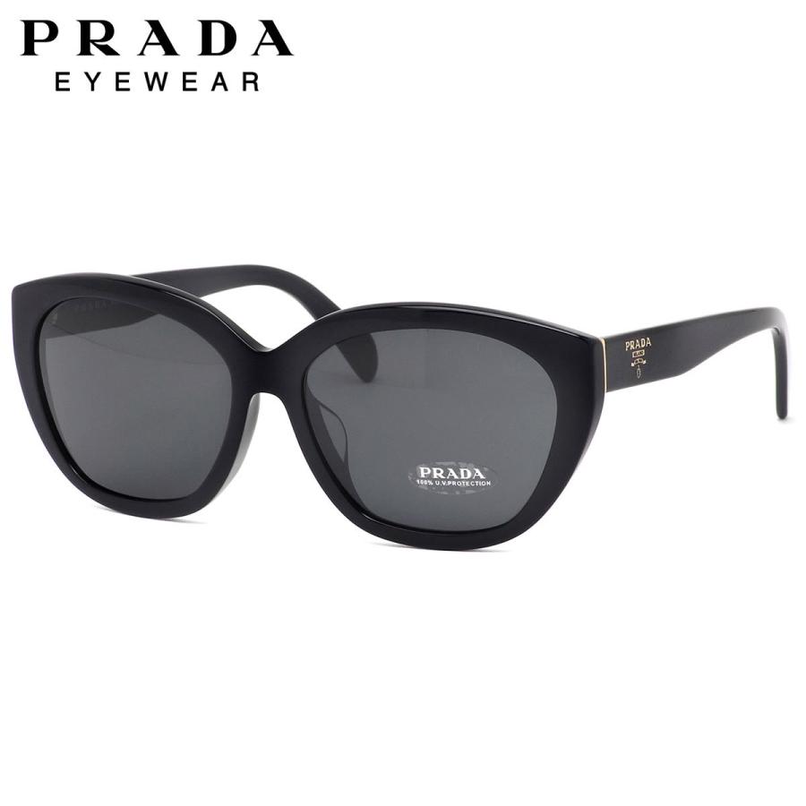 独創的 プラダ サングラス Pr16xsf 1ab5s0 59サイズ Prada プラダミラノ キャッツアイ 黒 大きめ エンブレムロゴ おしゃれ Made In Italy 数量限定 特売 Etechnologies Shop