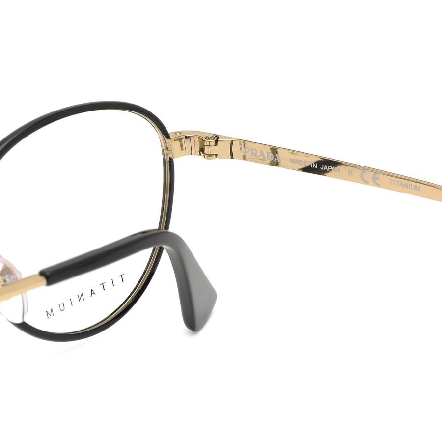 PRADA プラダ メガネ PR57SVD 1AB1O1 52サイズ ボストン セル巻き