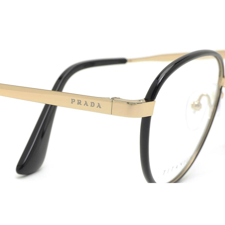 PRADA プラダ メガネ PR57SVD 1AB1O1 52サイズ ボストン セル巻き