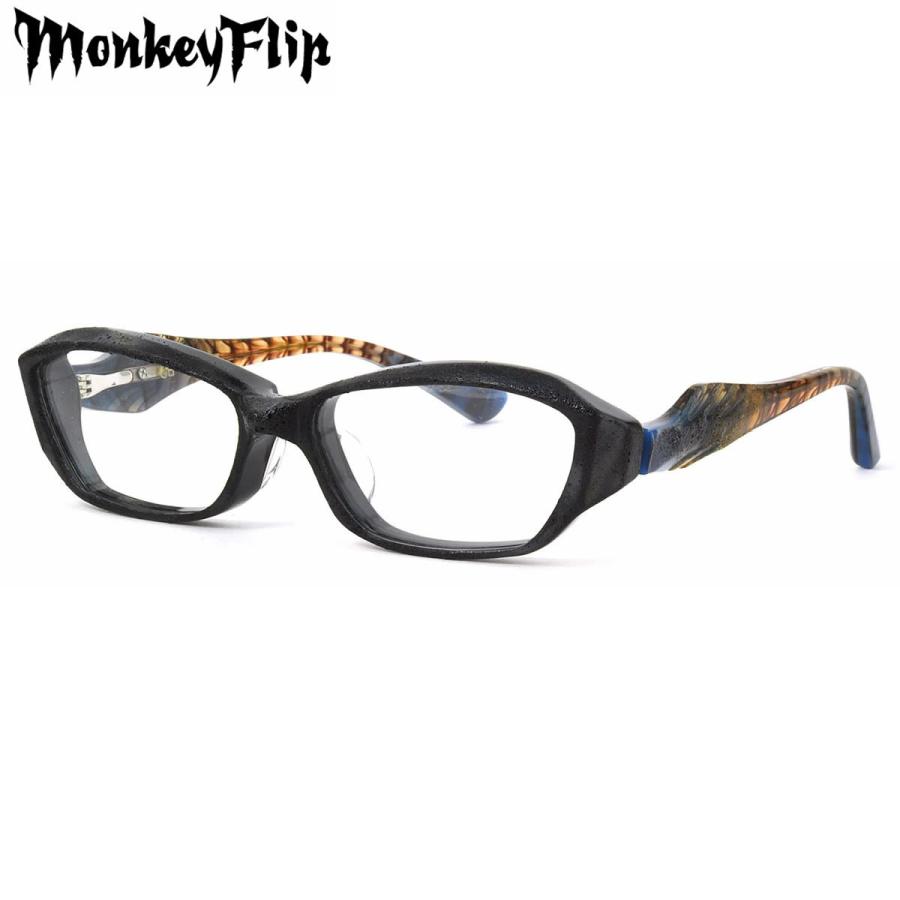 【きょん】Monkey Flip モンキーフリップ メガネ BURNOUT 烙 C1 58サイズ Monkey Flip モンキーフリップ メガネ BURNOUT