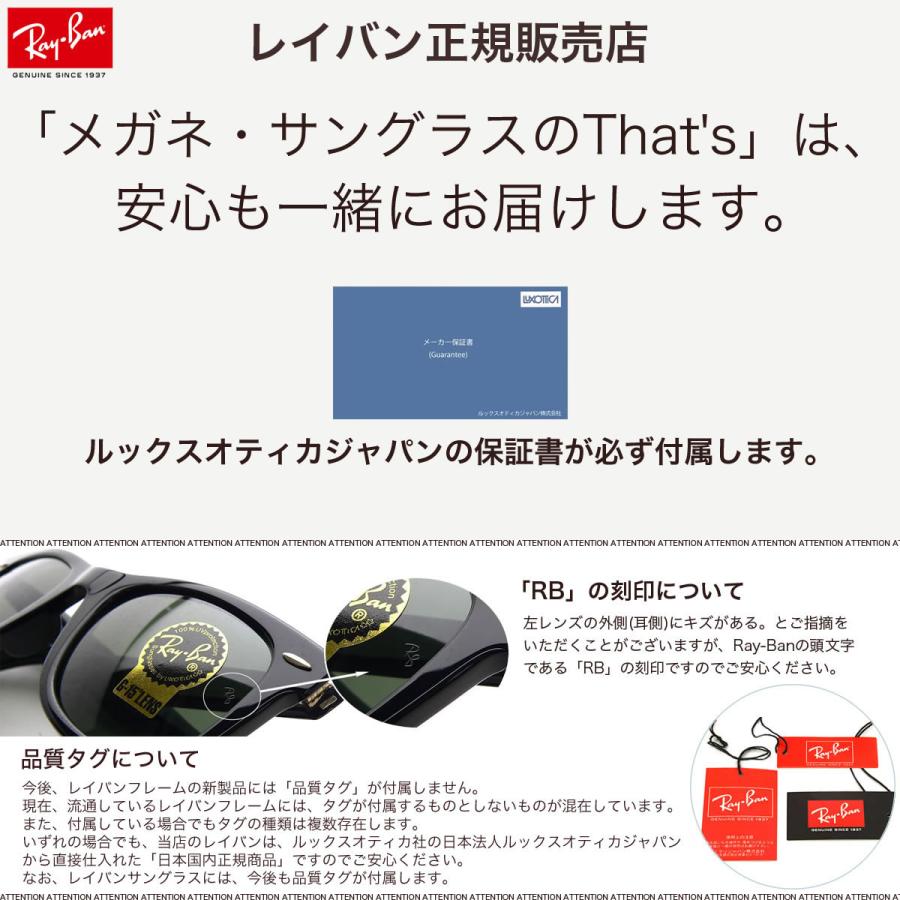 レイバン RB0707SM 954/G4 53 サングラス Ray-Ban ミラーレンズ ハイブリッジフィット ハバナ べっ甲 デミ 度数付き対応 メ｜thats-net｜10