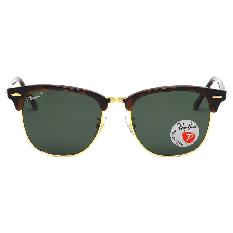 Ray-Ban レイバン サングラス RB3016F 990/58 55サイズ CLUBMASTER クラブマスター 99058 偏光レンズ 偏光サングラス フルフィット スクエア サーモントブローの画像