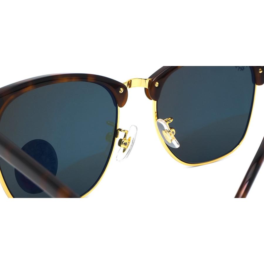 Ray-Ban レイバン サングラス RB3016F 990/58 55サイズ CLUBMASTER クラブマスター 99058 偏光レンズ 偏光サングラス フルフィット スクエア サーモントブローの画像