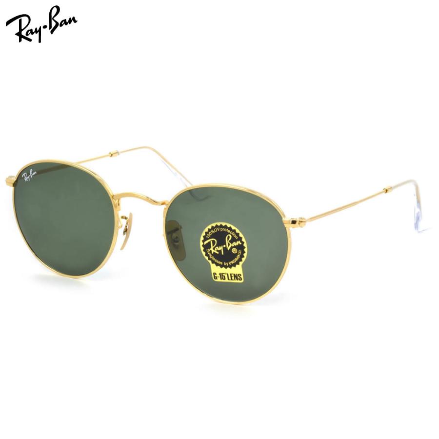 Ray-Ban ラウンド サングラス Ray-Ban（レイバン） サングラス RB3447 001 50サイズ ROUND METAL
