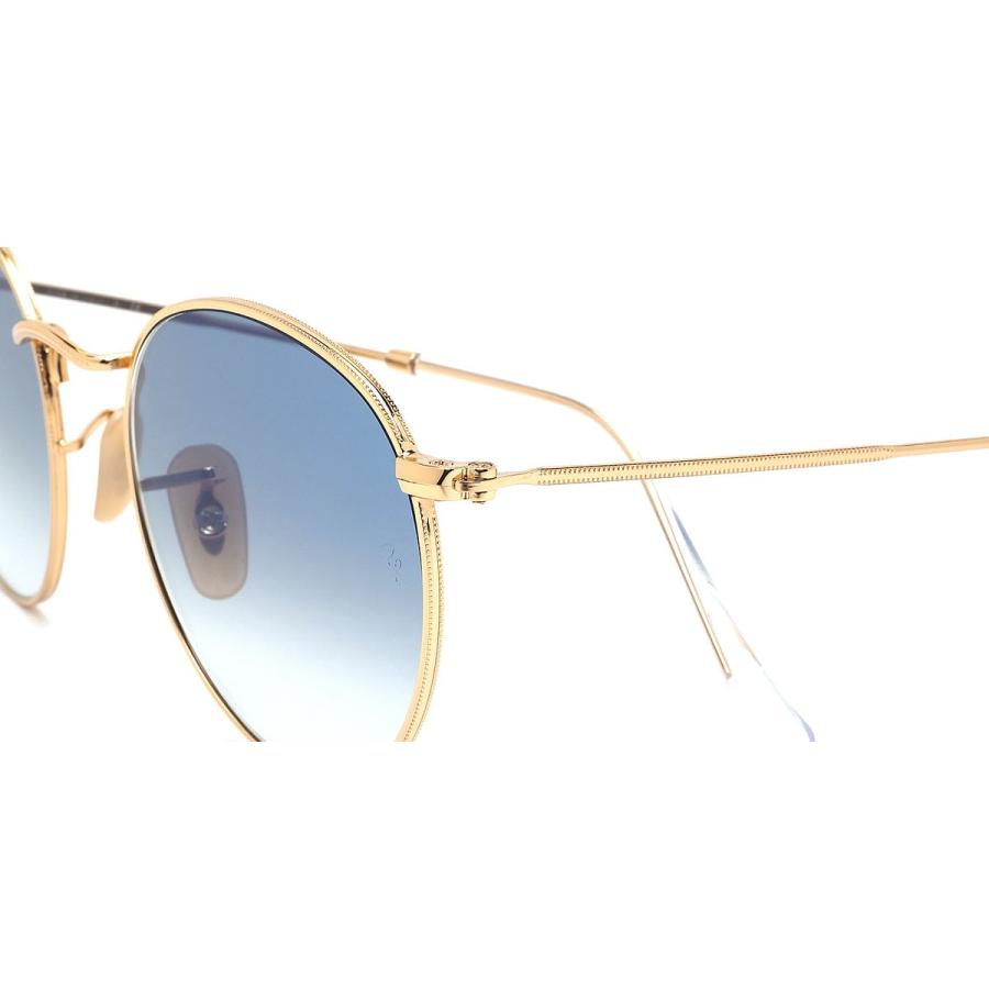 Ray-Ban レイバン サングラス RB3447N 001/3F 50サイズ 53サイズ ROUND FLAT LENSES ラウンドメタル フラットレンズ 丸メガネ | Ray-Ban | 04
