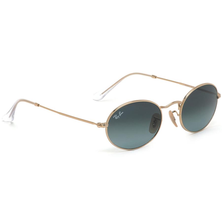 レイバン Ray-Ban サングラス RB3547 001/3M 51サイズ 54サイズ OVAL オーバル ラウンド ゴールド ブル｜thats-net｜02