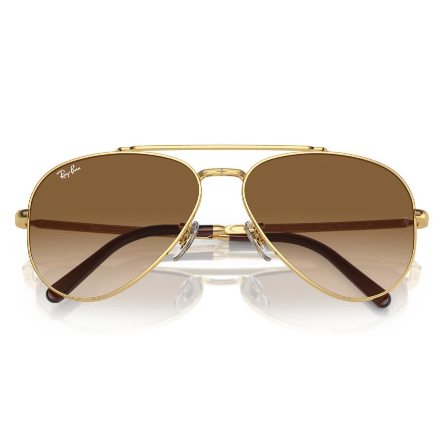Ray-Ban RB3625 ニューアビエイター サングラス レイバン公式ストア】 Ray-Ban® NEW AVIATOR サングラス | ゴールド X