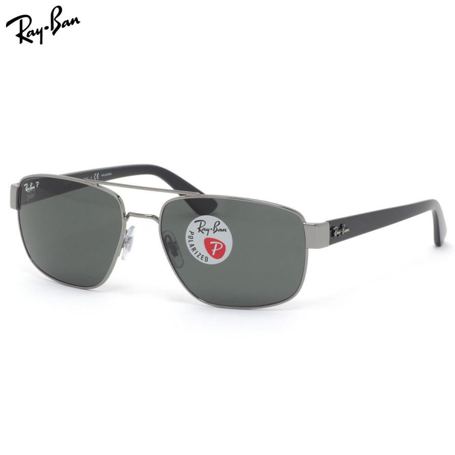 レイバン サングラス RB3663 004/58 60 Ray-Ban 偏光レンズ ダブル 