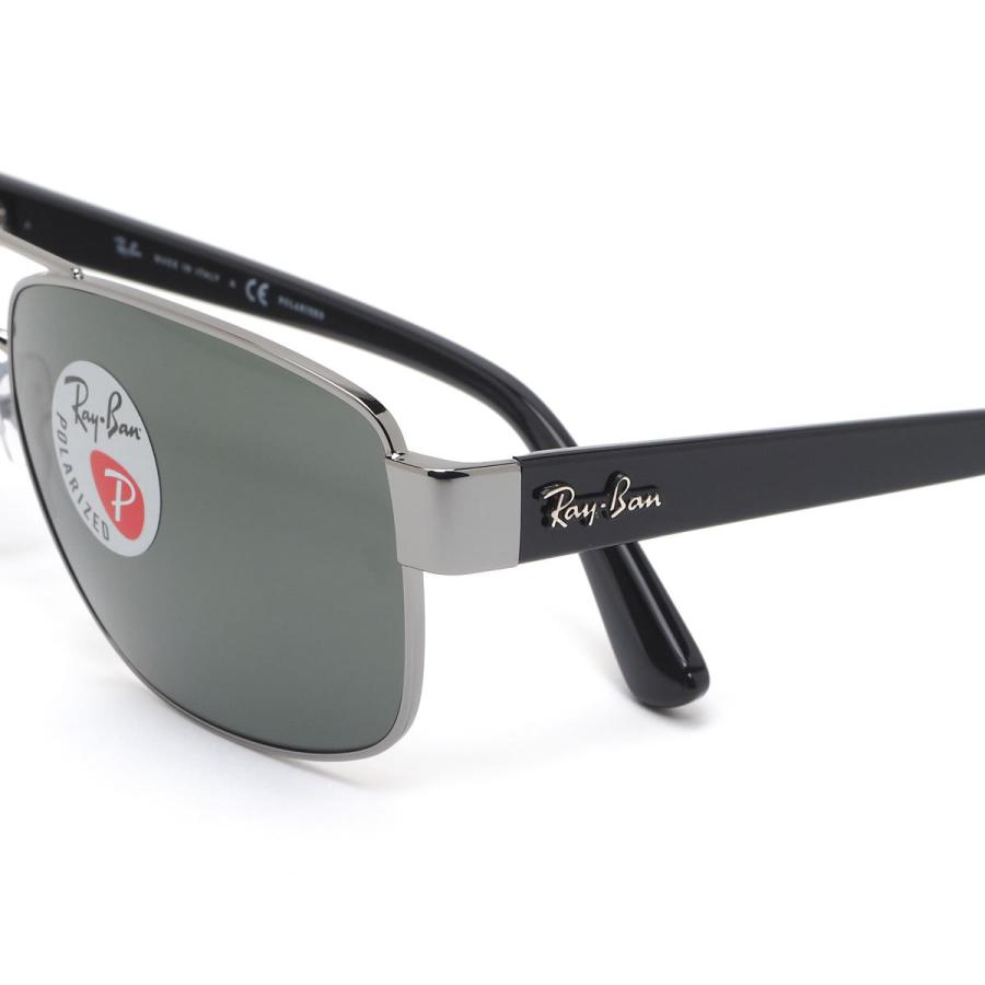レイバン サングラス RB3663 004/58 60 Ray-Ban 偏光レンズ ダブル 