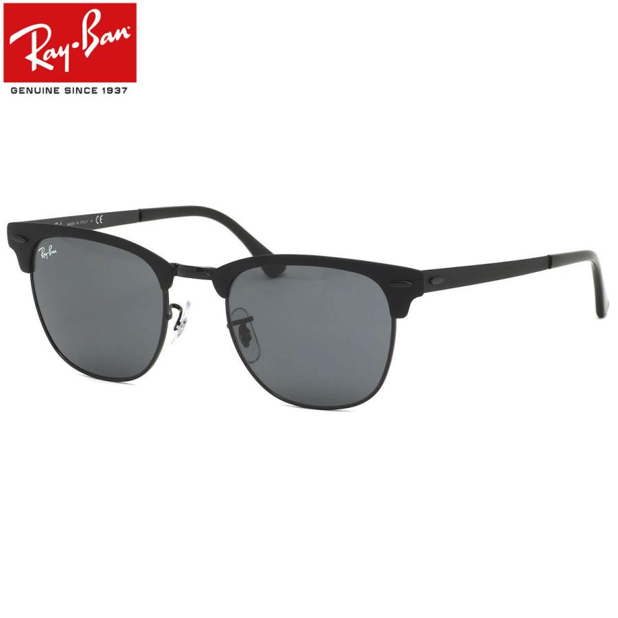 レイバン Ray-Ban サングラス RB3716 186/R5 51サイズ CLUBMASTER クラブマスター ブロー ブラック