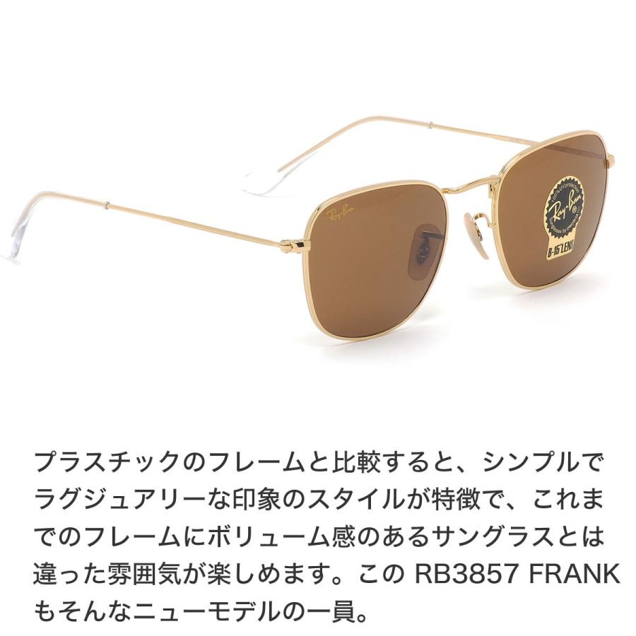 レイバン Ray-Ban サングラス RB3857 919633 51サイズ FRANK フランク 