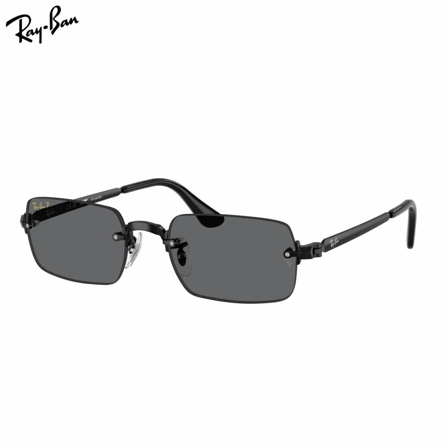 Ray-Ban ブラック オーバルサングラス ケース付き Ray-Ban（レイバン） サングラス RB3928 002/81 54 Ray-Ban A$AP ROCKY