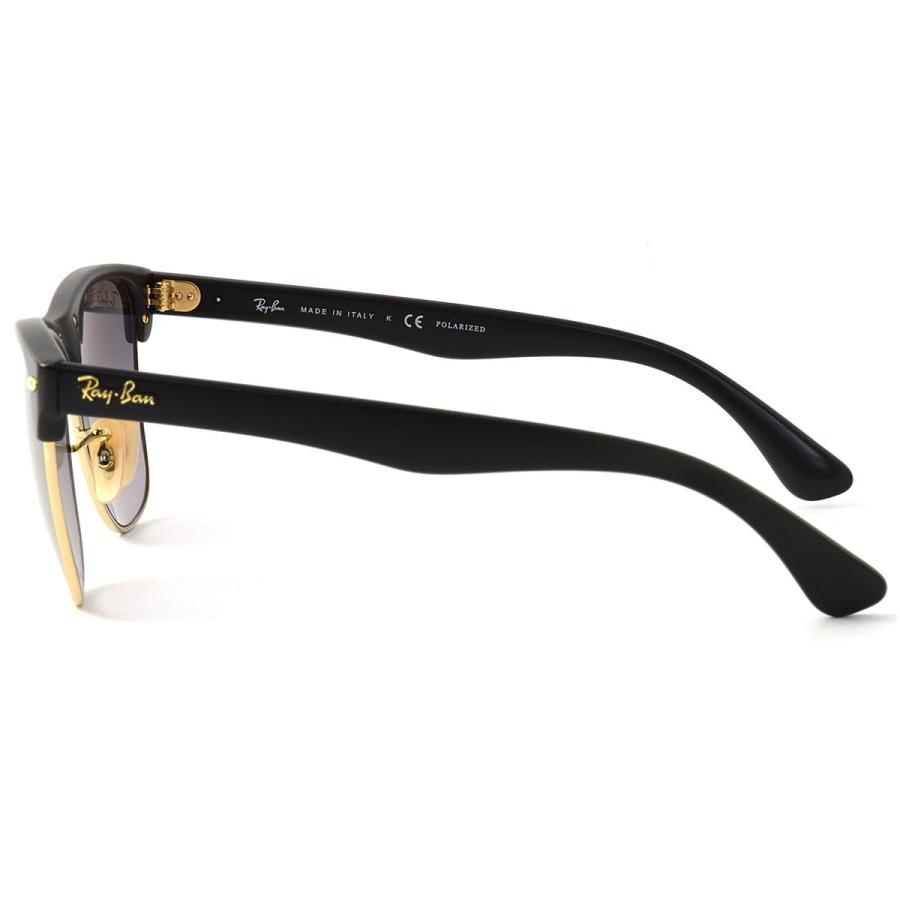 Ray-Ban レイバン RB4175 877 57-16 クラブマスター Ray-Ban RB4175 877/M3 57MM Black/Grey Polarized Square Sunglasses