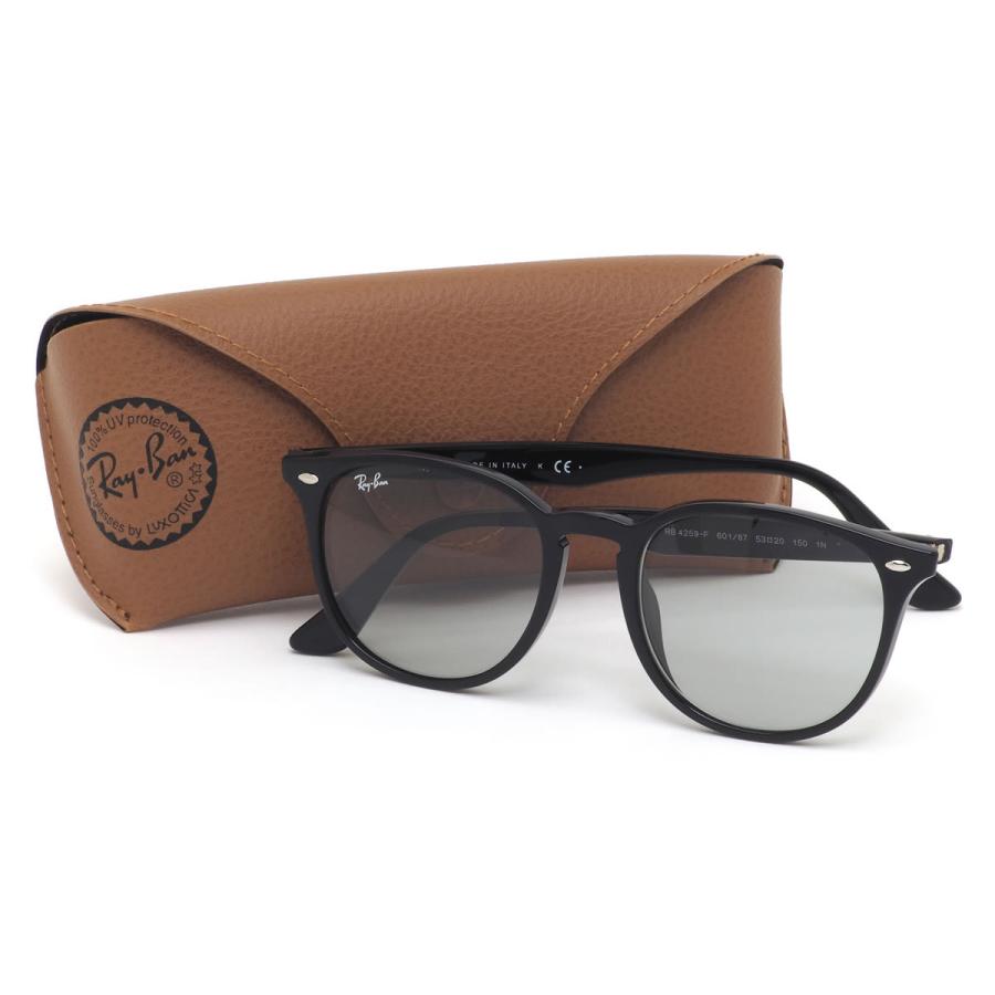 レイバン サングラス RB4259F 601/87 53 Ray-Ban WASHED LENSES ウォッシュドレンズ JPフィット 黒縁 made