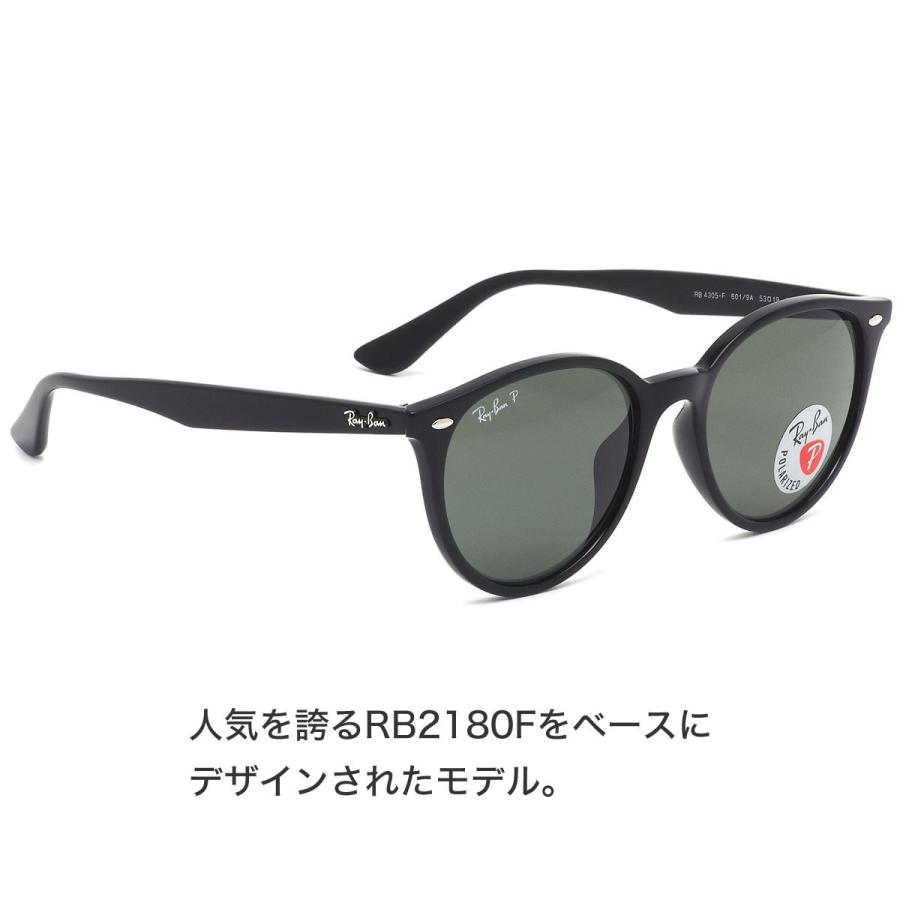 Ray-Ban レイバン サングラス RB4305F 601/9A 53サイズ HIGHSTREETシリーズ ハイストリート  偏光レンズ ポラライズドレンズ ラウンド made in Italyの画像
