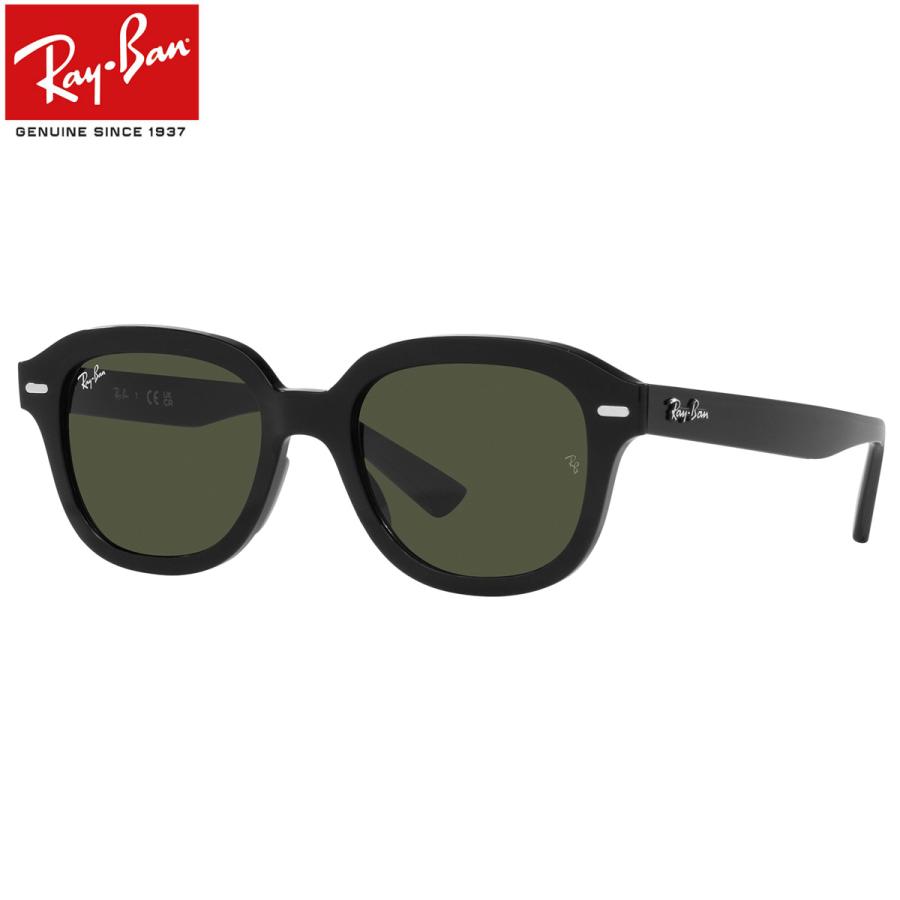 ユニセックス⭐️ERIK  RB4398F 901/31 53-20 Sunglasses Ray-Ban Erik RB4398 901/31 53-20 Black in stock