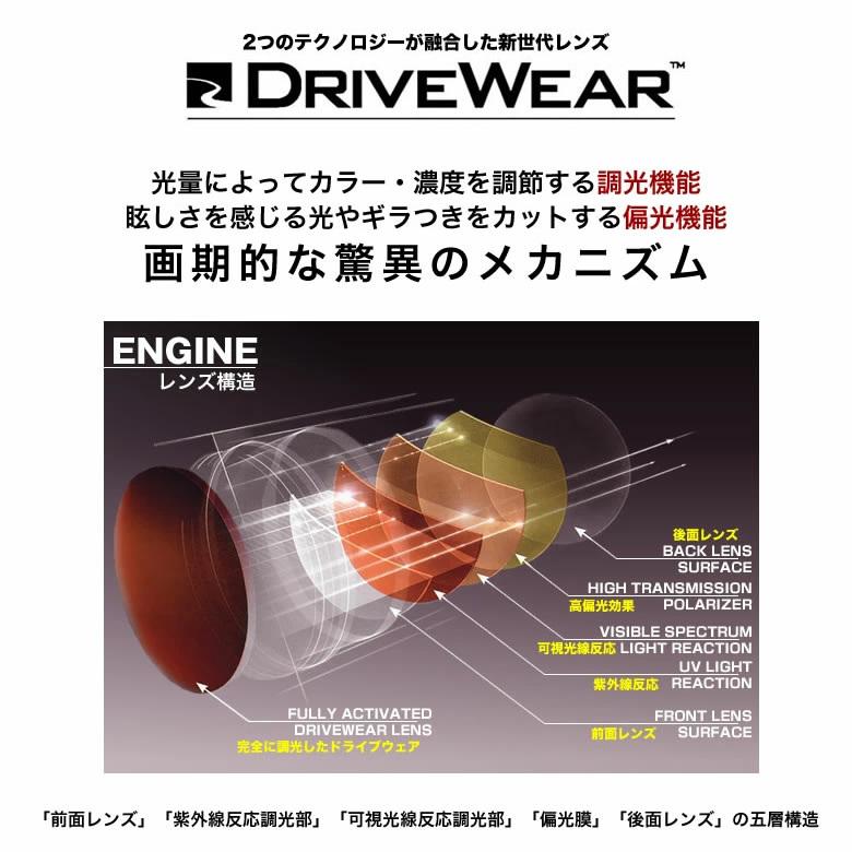 レイバン RX5385D 55サイズ ドライブウェア 可視光調光 偏光サングラス 度付き 車の中でも色が変わる 乱反射カット DRIVEWEAR UV [OS]｜thats-net｜02