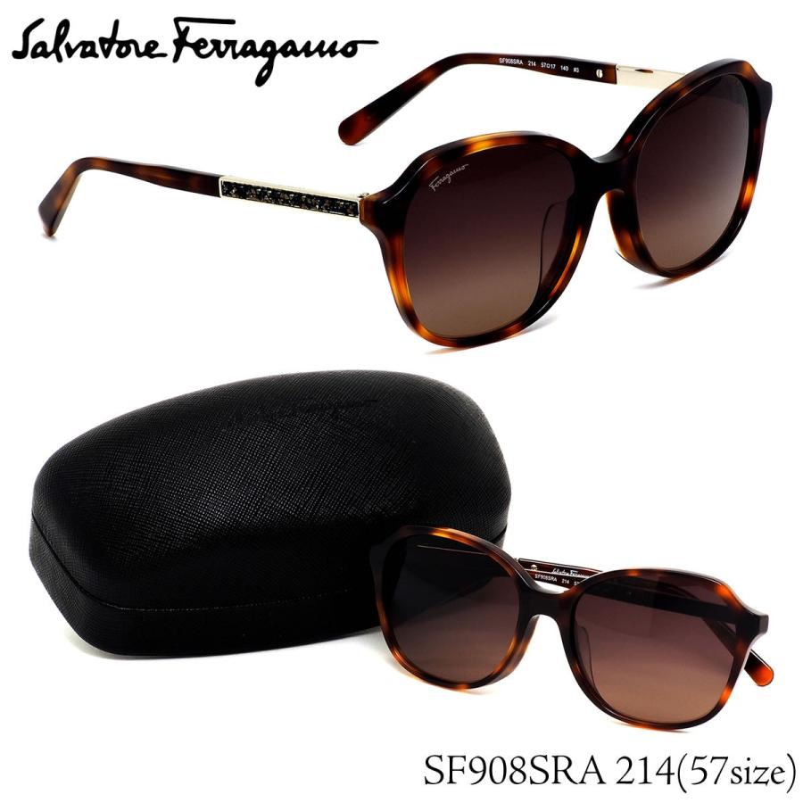 フェラガモ べっ甲 サングラス FERRAGAMO フェラガモ サングラス SF908SRA 214 57サイズ べっ甲