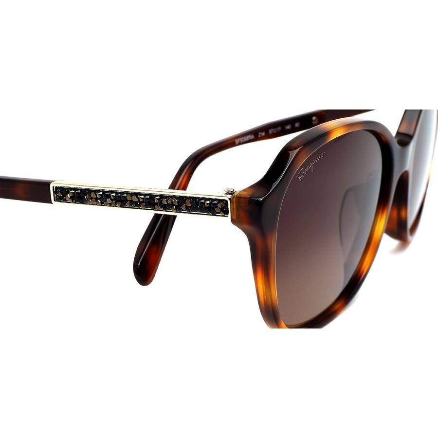 FERRAGAMO フェラガモ サングラス SF908SRA 214 57サイズ べっ甲