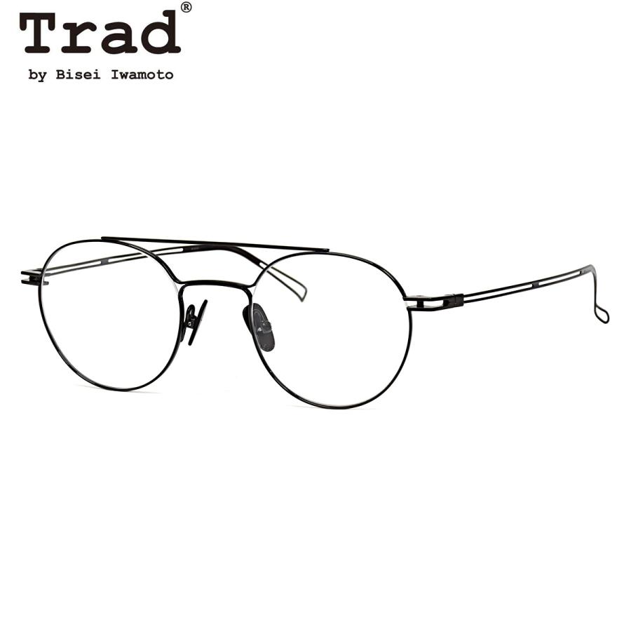 トラッド バイ ビセイイワモト メガネ TRB-2502 OGMA BK 49 TRAD by