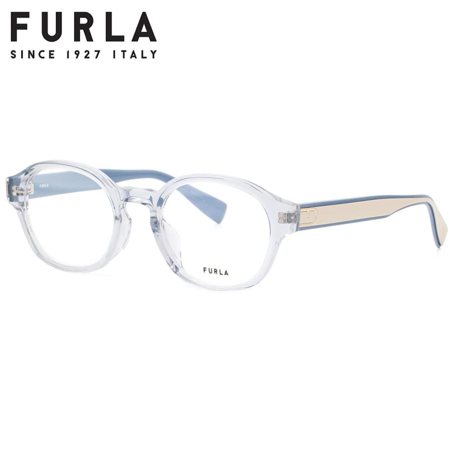 FURLA フルラ メガネ フレーム サングラス VFUA88J-0D50-48 FURLA（フルラ） メガネ VFUA88J 0D50 48 FURLA クリア アーチロゴ