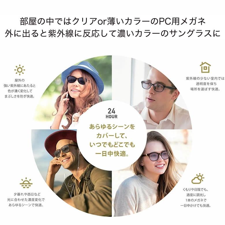 ランバンオンブルー VLB001J 47サイズ ルティーナフォト UVカット 度数付き対応 調光レンズ サングラス LANVIN en Bleu [OS] | LANVIN en Bleu | 09