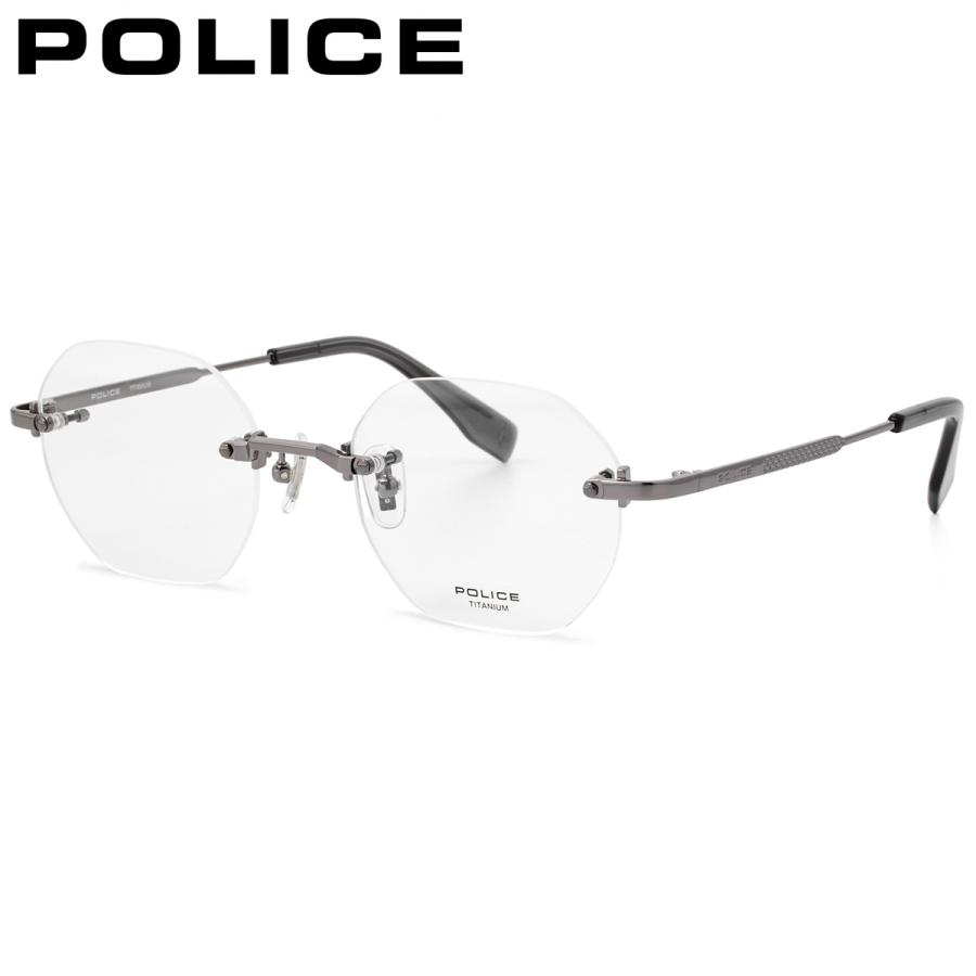POLICE（ポリス） メガネ VPLT93J 0568 50 POLICE : メガネ