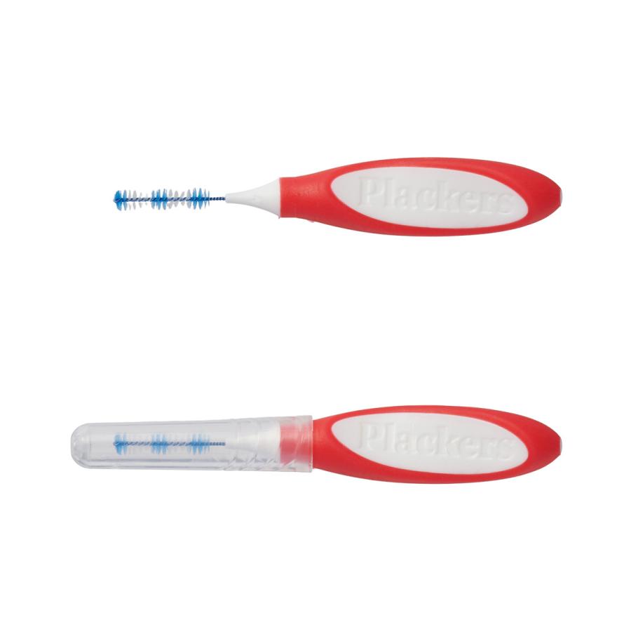 Plackers デンタルフロス タフスパイラル 歯間ブラシ 0.5mm 4S 8本 I字型 歯垢除去 口臭予防 リーチ GUM 小林製薬 ライオンのユーザーに | Plackers | 04