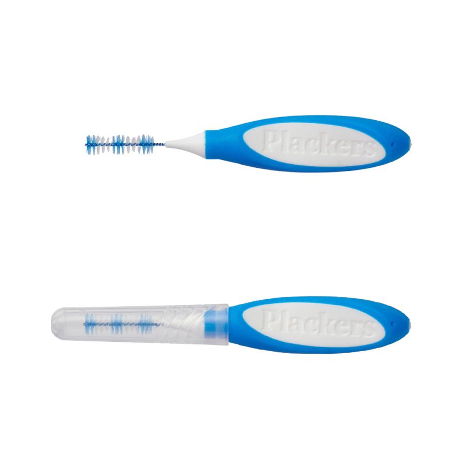 Plackers デンタルフロス タフスパイラル 歯間ブラシ 0.6mm 4S 8本 I字型 歯垢除去 口臭予防 リーチ GUM 小林製薬 ライオンのユーザーに | Plackers | 04