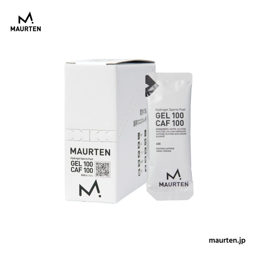MAURTEN MAURTEN GEL100 CAF100 1箱(1袋40g×10袋) エネルギージェル