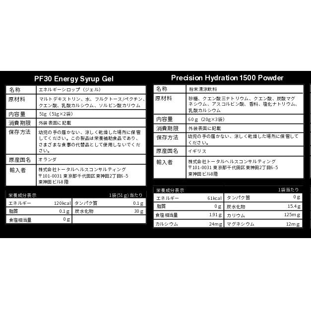 PF&H（プレシジョン） 電解質＆カーボセット 粉末 ジェル 炭水化物 ナトリウム 持久力 スタミナ対策 エネルギー 水分補給 アンチドーピング マラソン 自転車 |  | 04
