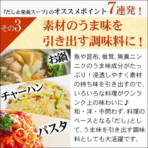 【予約注文：1月下旬出荷予定】〈無添加だし〉だし＆栄養スープ 500g |  | 05