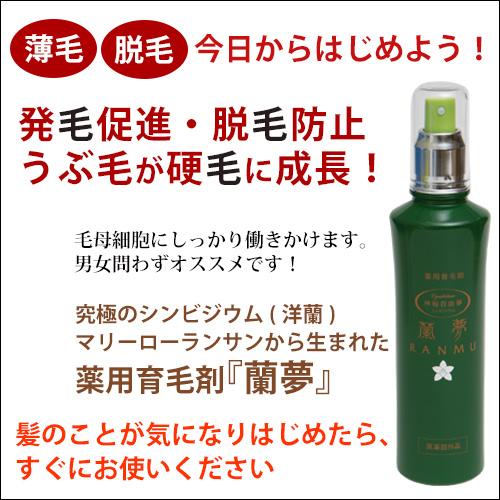 薬用育毛剤　蘭夢(らんむ) 150ml |  | 02