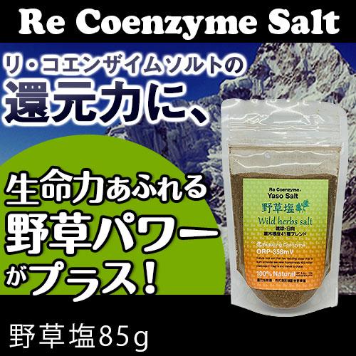 リ・コエンザイム 野草塩 85g 細粒 |  | 01